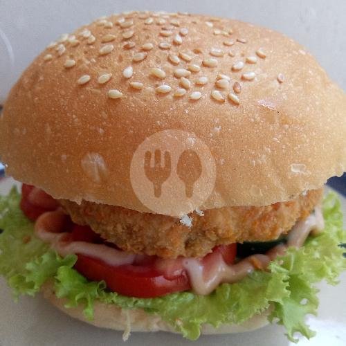 Burger Crispy menu Warung Burger Kabur, Pamogan