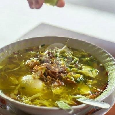 Soto Ayam Biasa menu Teras Rumah Mbak Ulan, Perumahan Puskopad 2