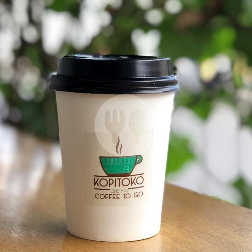 Hot Caramel Latte menu Kopitoko, Seminyak