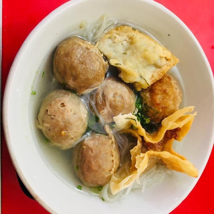 Bakso Sapi Kecil Komplit menu Bakso Pendowo Malang, Sesetan