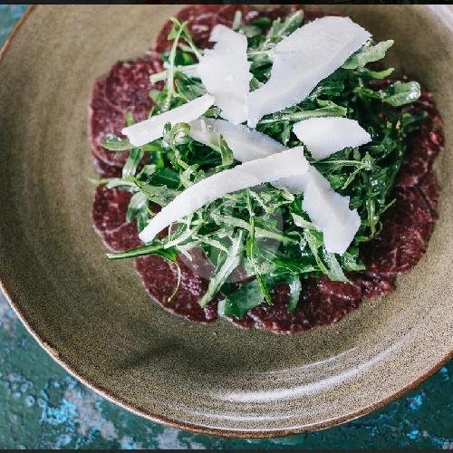 Carpaccio Di Manzo All Olio Tartufato Double menu Pizza Fabbrica, Canggu