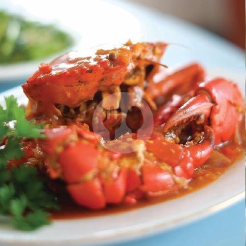 Kepiting Saus Padang (Crab In Spicy, Sweet & Sour Sauce) menu Aroma Chinese Seafood Restaurant, Cakranegara