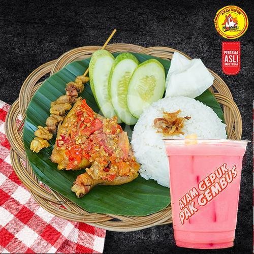 Paket ORI 2 menu Ayam Gepuk Pak Gembus, Tabanan Bali