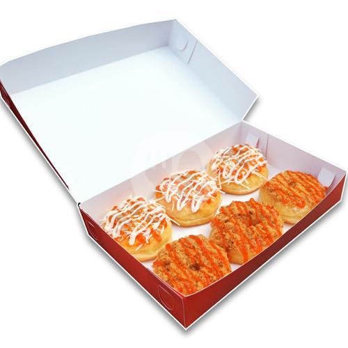 Donat Asin Box Isi 6 menu Gulali Donuts (Donat Kentang), Buana Raya