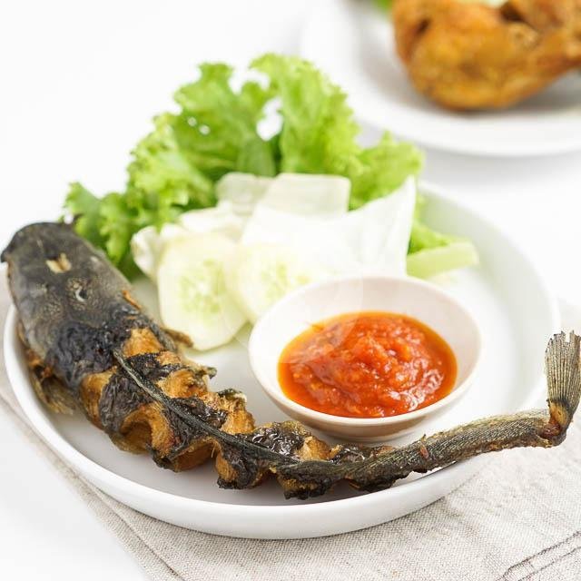 Lele Goreng menu Nasi Bebek 