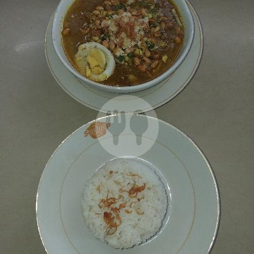 Soto Ayam+ Nasi Putih menu Warung Bubur Ayam dan Lontong Sayur Kang Sabeni Tea, Batu Layar