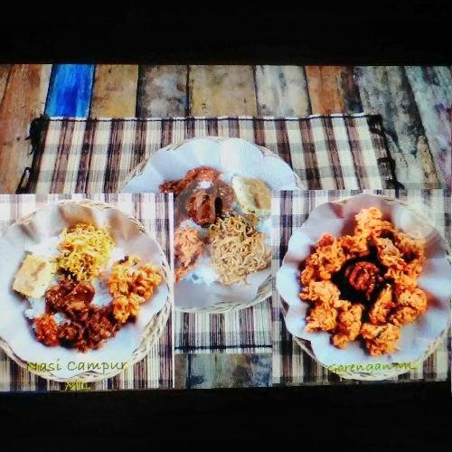 Combo Biasa ( 2 Nasi ML Biasa + 1 Gorengan ML) menu Warung Nasi Men Lotri, Tembau