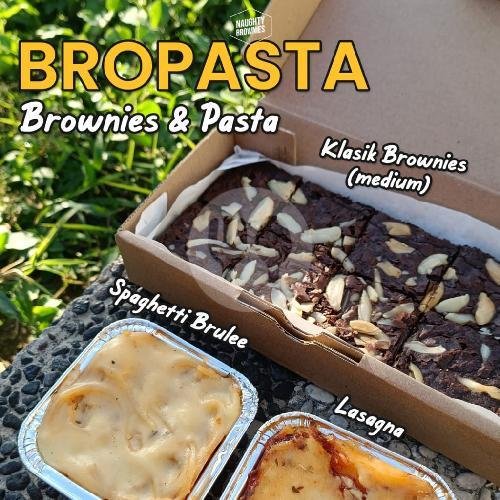 Bropasta menu Naughty Brownies