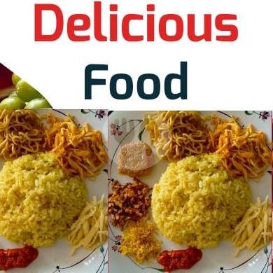Nasi Kuning Perkedel Kentang menu Kuliner Angel Amber, Taman Griya
