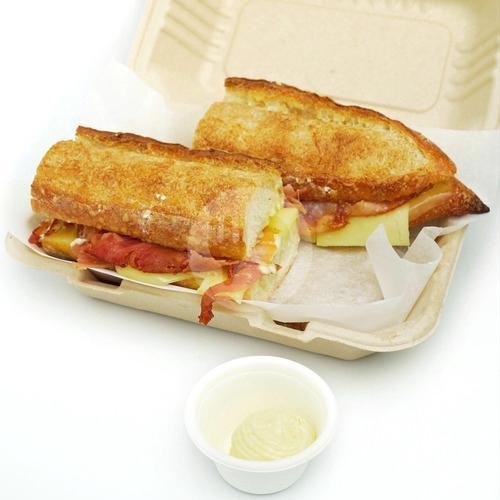 Ham & Cheese Baguette menu Baked, Berawa