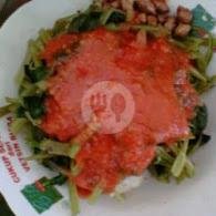 Plecing Kangkung menu Warung Rujak Gus Arta, Denpasar