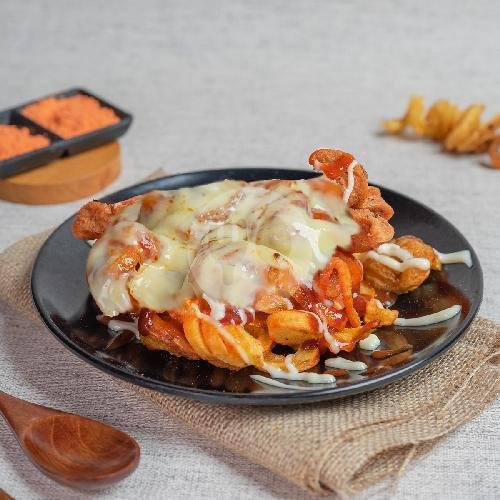 Opotato Sojum Ayam Mozarella menu Twissterdog, Tukad Pakerisan