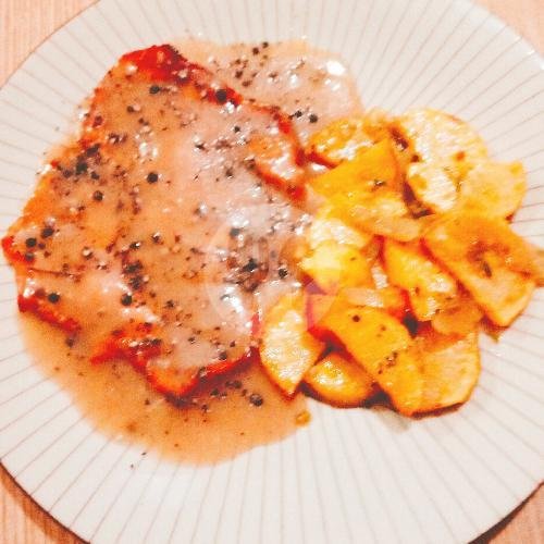 Chicken Steak Pepper Sc menu Cupa Cupa Corner, Tunggak Bingin