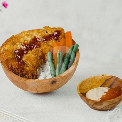 Chicken Katsu Rice menu Goro Goro Cafe & Kitchen, Bypass Ngurah Rai