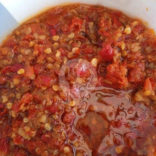 Sambal Extra Pedas menu Ayam Geprek Crispy Chilli, Panjer