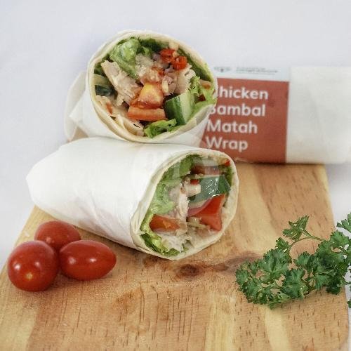 Chicken Sambal Matah Wrap (Spicy) menu Healthy Neighbours