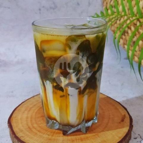 Es Daluman menu Top Ice Teler Supernova, Tuban