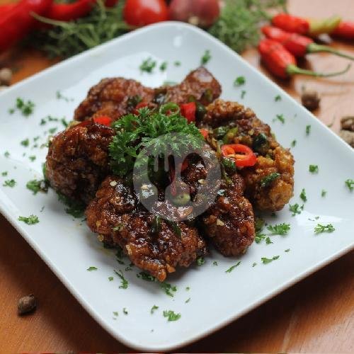 Ayam Lada Pedas menu RM Kelinci 3, Pertokoan Udayana