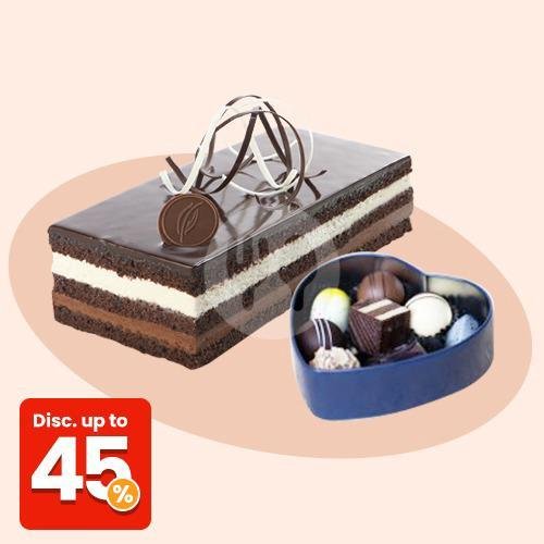 Cake + Tinpack 8 menu Dapur Cokelat Denpasar, Gatot Subroto