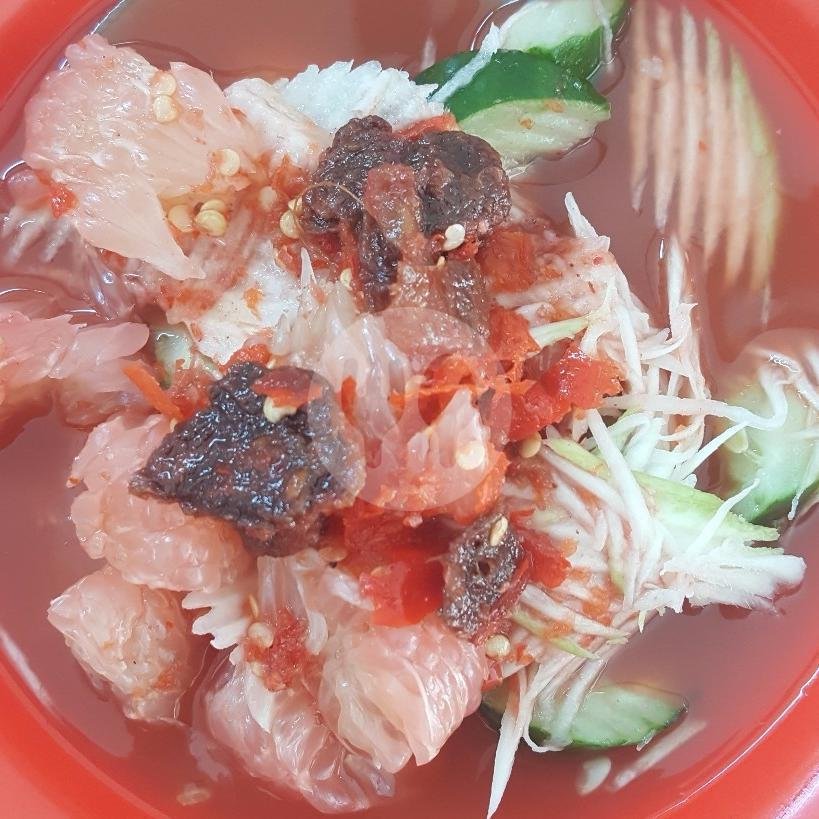 Rujak Kuah Pindang Gula Pasir Lunak menu Warung Bu Kadek Bisma