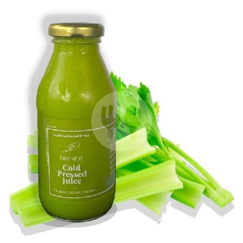 Pure Celery Juice menu Jamu, Cold Pressed Juice & Smoothies Kalaherbs, Semat Raya