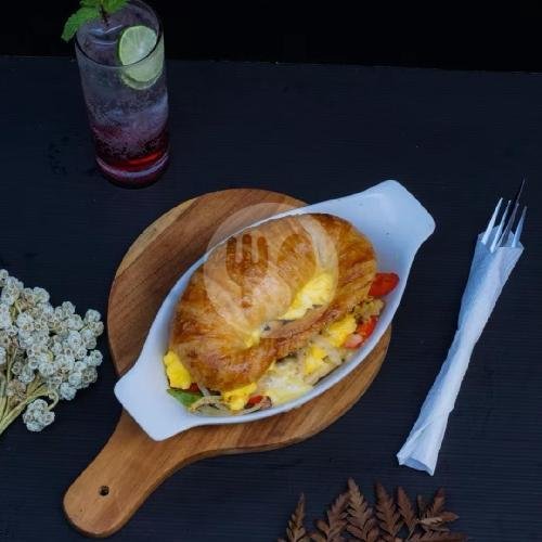 Baked Croissant Sandwich menu Temptations Bakery & Pantry, Mataram