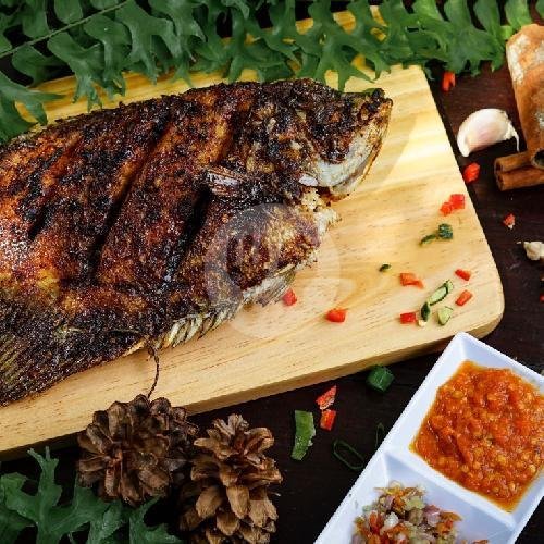 Gurame Bakar 600gr menu Paon Mak Mo, Yeh Gangga