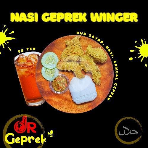 Nasi Geprek Winger menu Dr Geprek, Jalan Swasembada, No 133