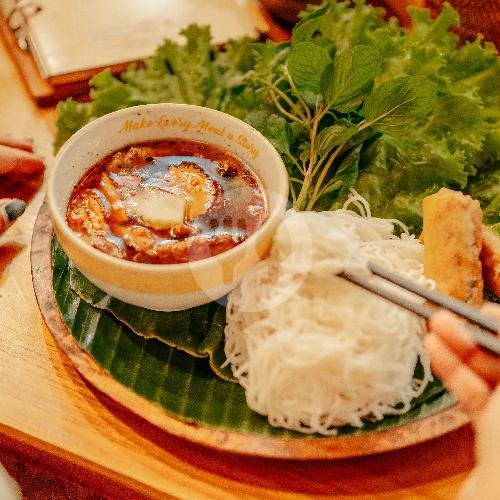 Bun Cha Hanoi menu Saigon By Mevui