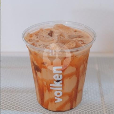 Ice palm Sugar Latte menu Volken Coffee