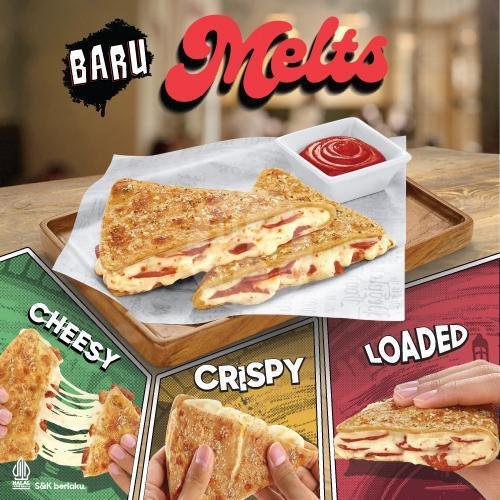 Melts Pizza menu Pizza Hut Ristorante, Bali Galeria Mall