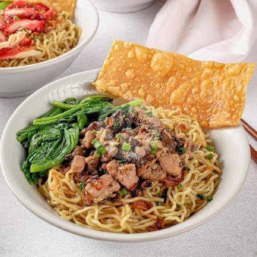 Yamien Asin/Manis Ayam Jamur menu Mie Bakso Lidi, Gunung Merapi