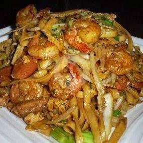 Kwetiau Goreng Seafood menu Food Table, Hos Cokroaminoto