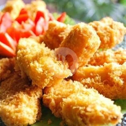 Telor Ikan Goreng Kremes menu Wr. Ayam Kremes Special 3, Taman Pancing