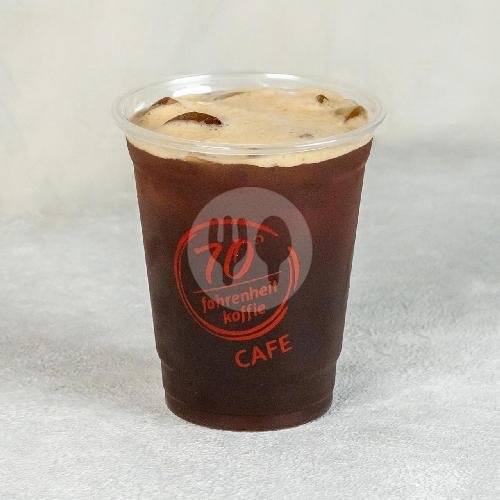 Iced Black Koffie menu 70 Fahrenheit Koffie, Jimbaran