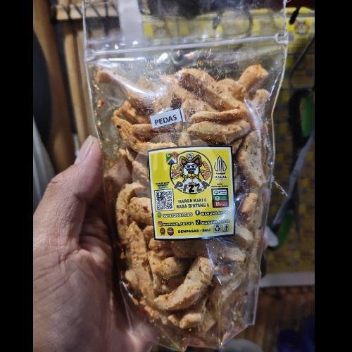 Basreng Enak Ayam (Bakso Goreng) Pedas 100Gr Khas Cianjur,Spicy Chicken Basreng (Fried Bakso) 100Gr Special Cianjur menu Warung Arsya Halal Pizza, Burger, Corndog, Pulau Bungin