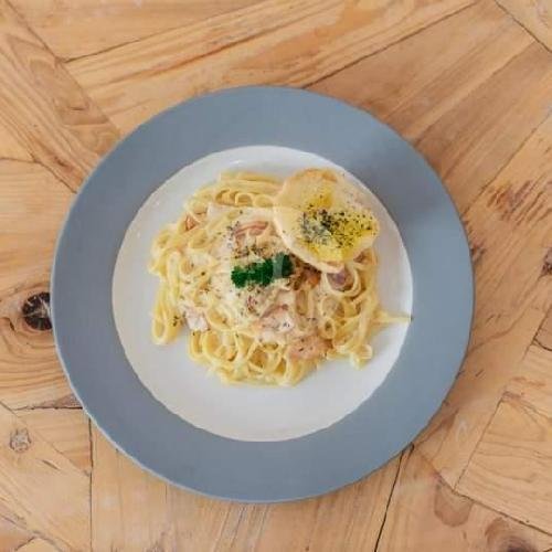 Spagetti Carbonara menu The Little Fat