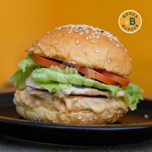 The Chicken Burger menu Bonza Burger, Sanur