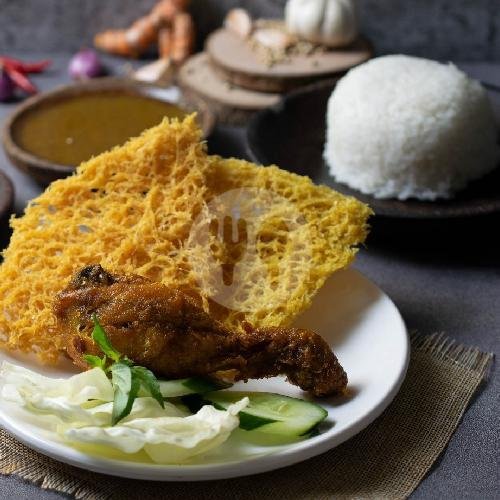 Paket Ayam Kremes Paha Bawah + Minum menu Ayam Kremes Cak Iwan, Renon