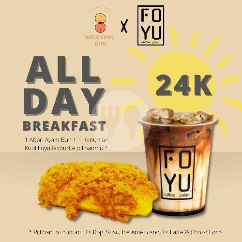 Combo - Roti Abon Ayam menu Morning Bun