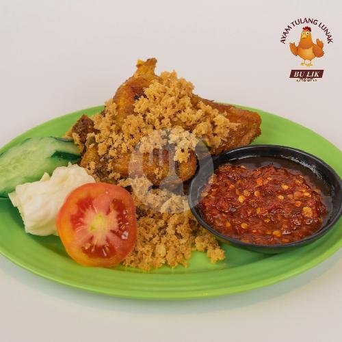 Ayam Goreng Tulang Lunak Tanpa Nasi menu Ayam Tulang Lunak Bu Lik, Kubu Anyar