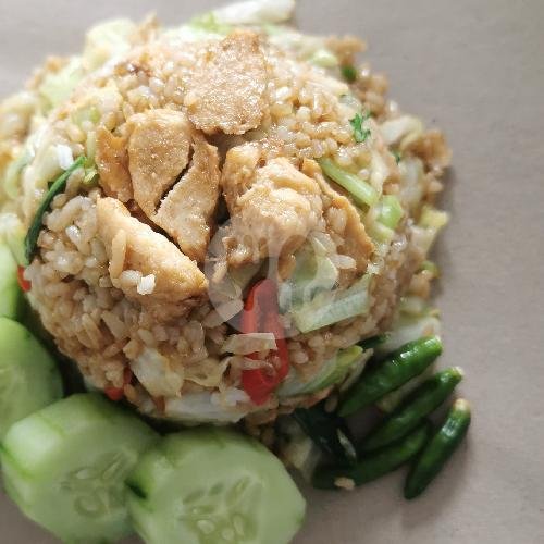 Nasi Goreng Ayam Vegan - Fried Rice with Vegan Chicken menu Narayana Vegetarian - Nasi campur Vegan