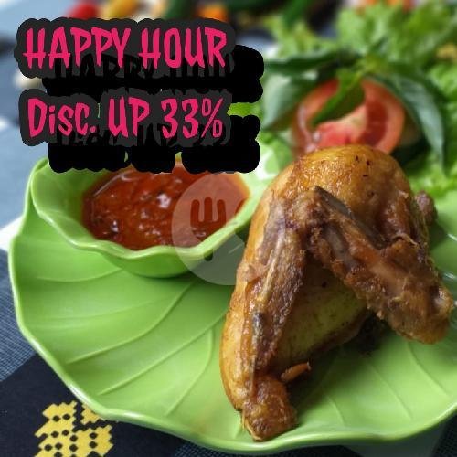 2 Paket Happy Hour Ayam Goreng Sambal Korek + Es Teh Manis menu Bebek Goreng H. Slamet, Sidakarya