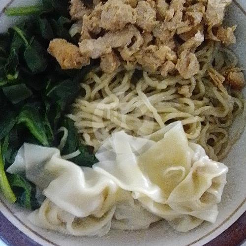 Mie Ayam+Pangsit menu Happy Mie, Kerobokan Badung Bali