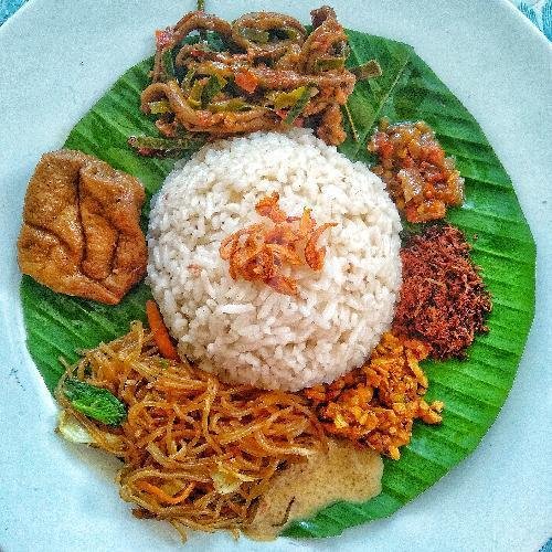Nasi Uduk Usus (Usus nya ayam)Pedas menu Nasi Uduk Mak Tentong, Perum. Tropic Residence