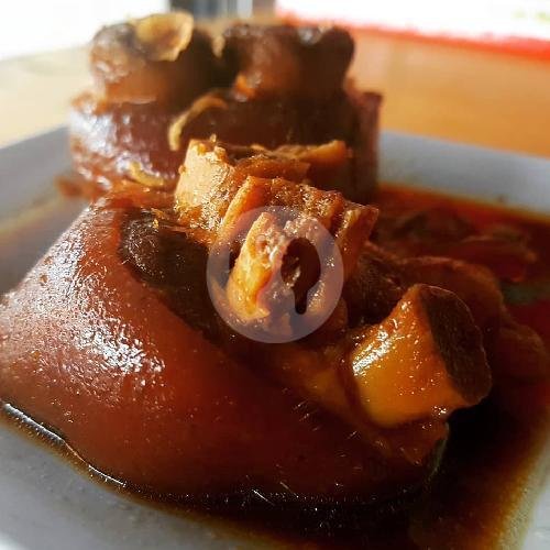 Kikil/Kaki Babi Kecap menu Sate Plecing Siobak Singaraja Wr. Dharmasanti, Gunung Agung