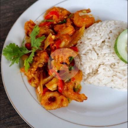 Paket Mix Udang Cumi Balado menu MoMs Kitchen