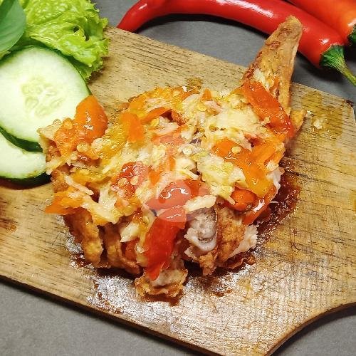 Ayam Geprek Sayap Hemat menu Warung Cedil Ayam Bakar Lalapan Dan Geprek, Sempidi, Mengwi