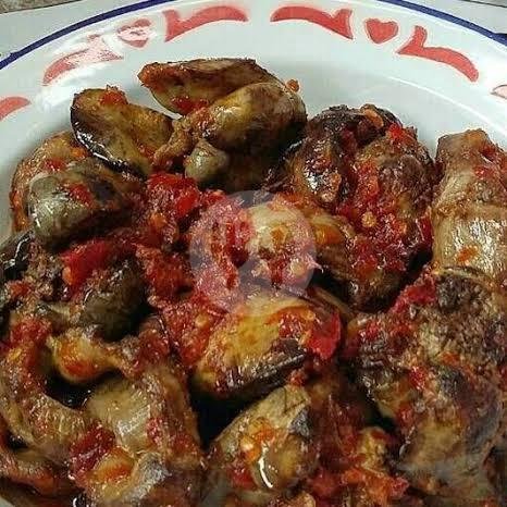 Ati Ayam Bumbu Balado menu Warung Solo Via Ungasan, Jimbaran