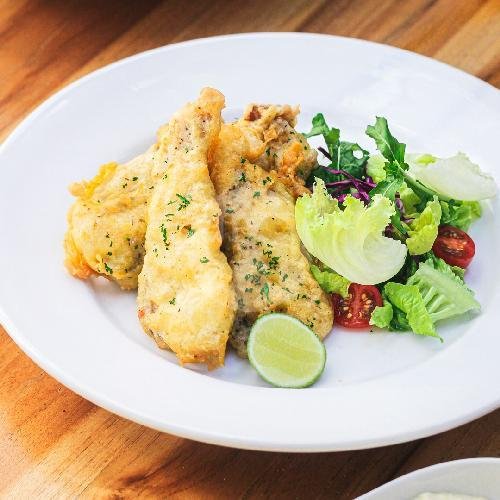 Fish N Chips menu Black Sands Coffee Bar, Sukawati